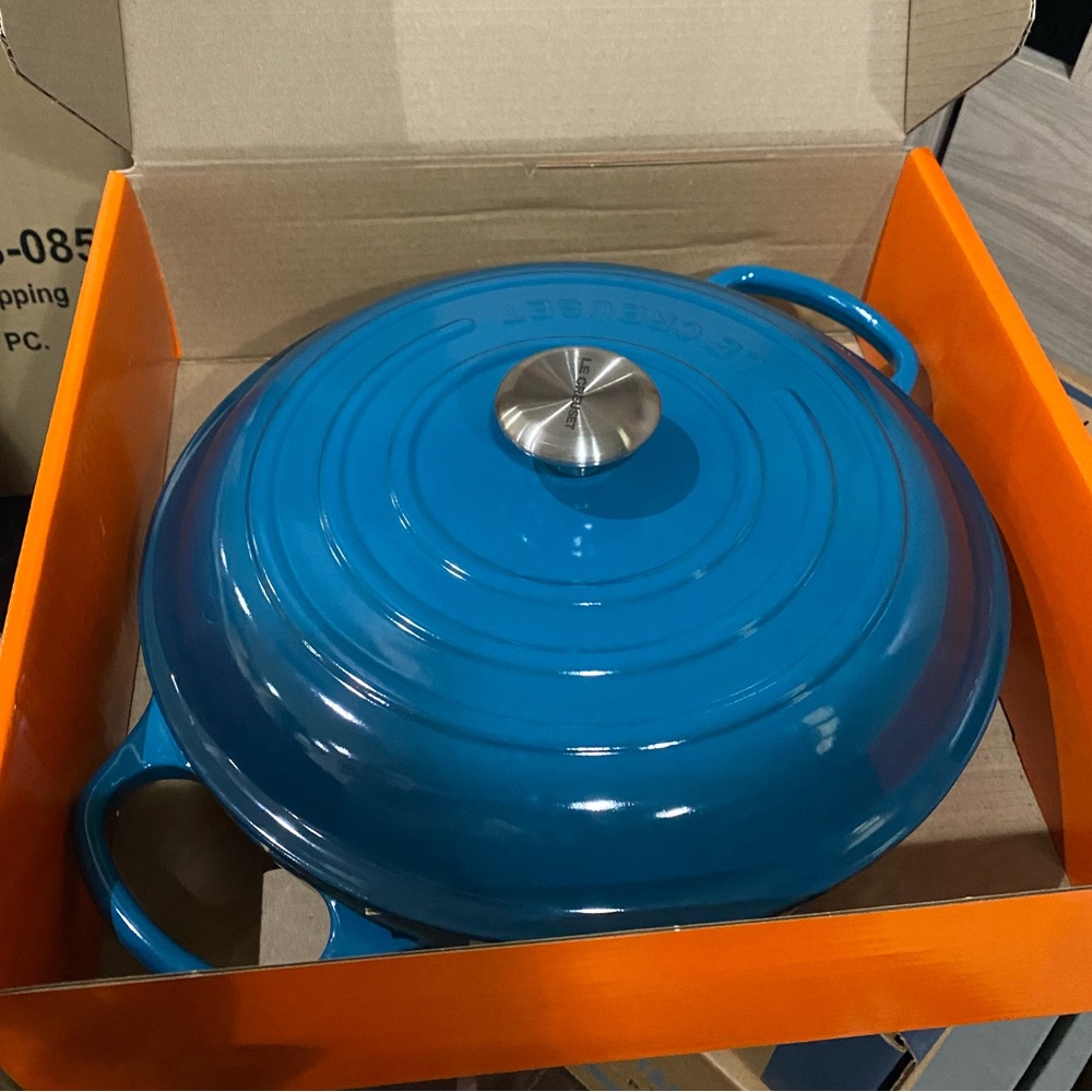 Le Creuset 3.5 quart deep teal Braiser